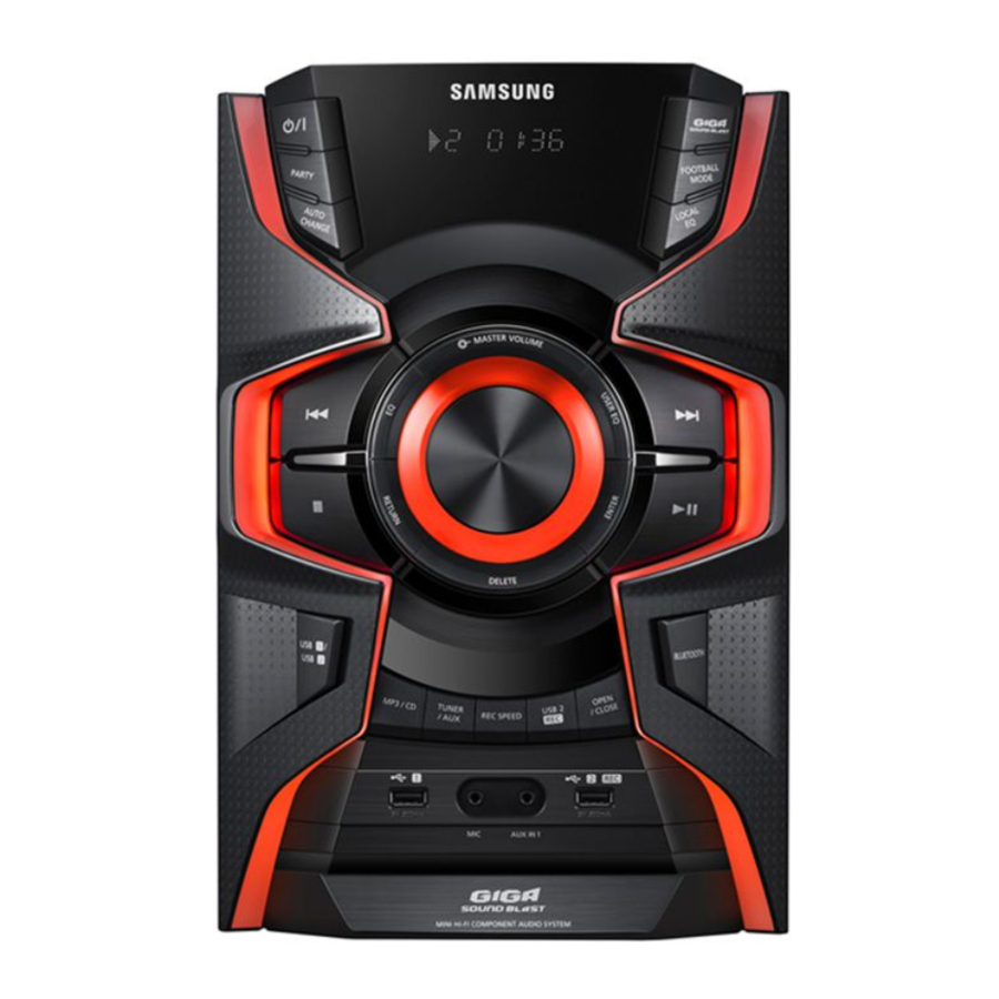 Samsung MX-H835 - MINI-Compact System Manual