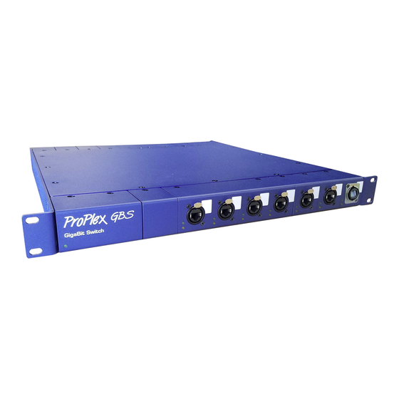 ProPlex GBS User Manual