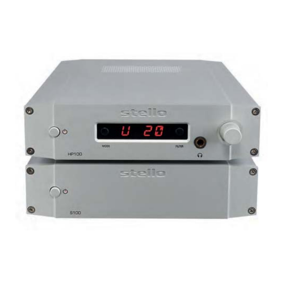 Stello HP100 MKII Manual