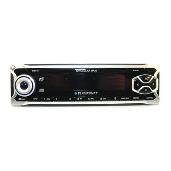 Blaupunkt Madrid MP35 Installation Instructions Manual