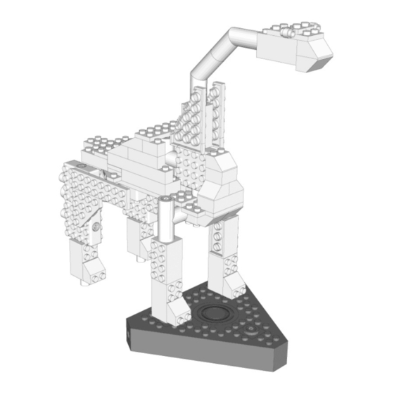 Laser Pegs Brachiosaur Assembly Instruction