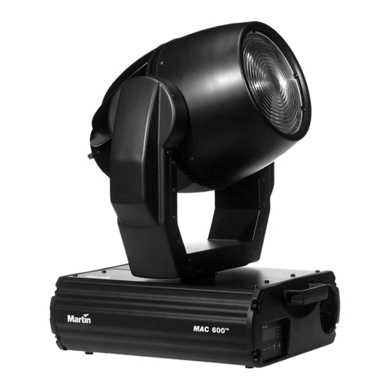 Martin MAC 600 User Manual