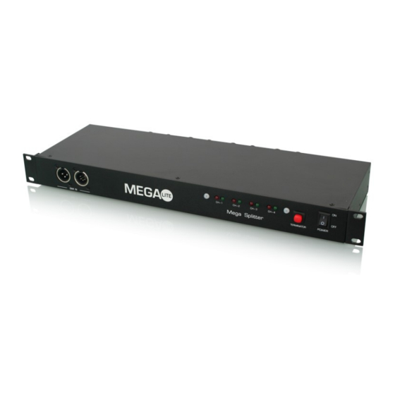 Mega Lite Mega Splitter User Manual