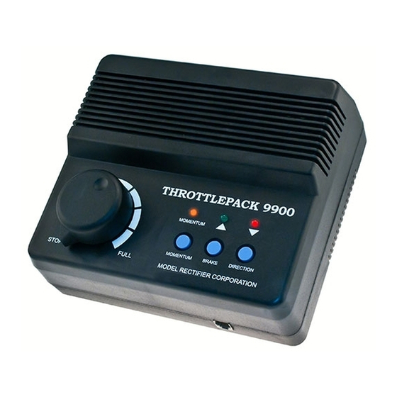 MRC THROTTLEPACK 9900 Quick Start Manual