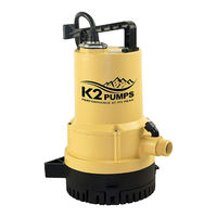 K2 Pumps UTM02501K Manual