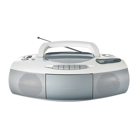 Grundig RRCD 1200 Manual