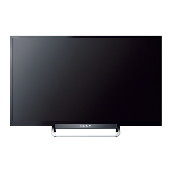 Sony KDL-42W655A LCD Television Manuals