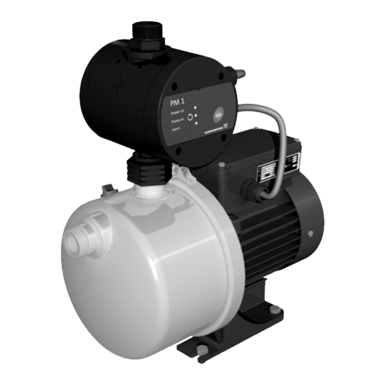 Grundfos JP Booster PM 1 Instructions Manual