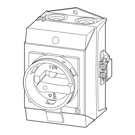 Eaton PV-20A-2P-AC-I1/SVB-SW Instruction Leaflet