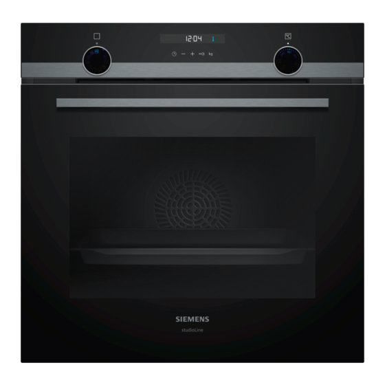 Siemens HB457G0 0 Series Built-in Oven Manuals