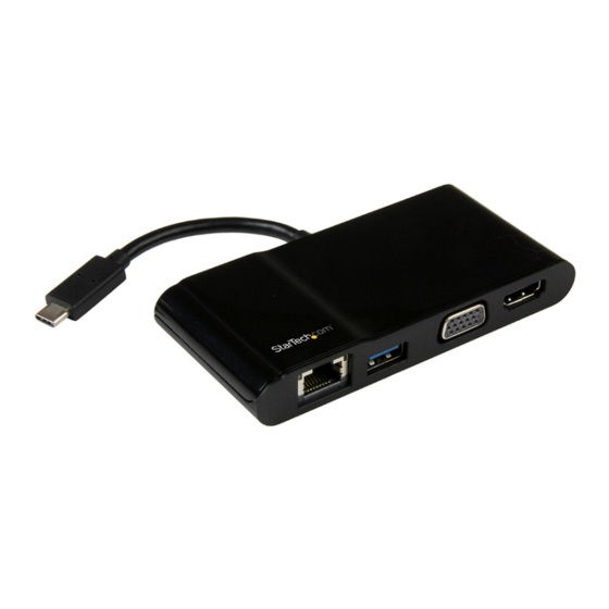 StarTech.com DKT30CHV Manual
