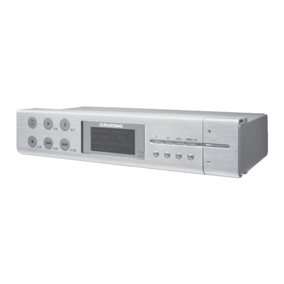 Grundig Sonoclock 890 A WEB Manual