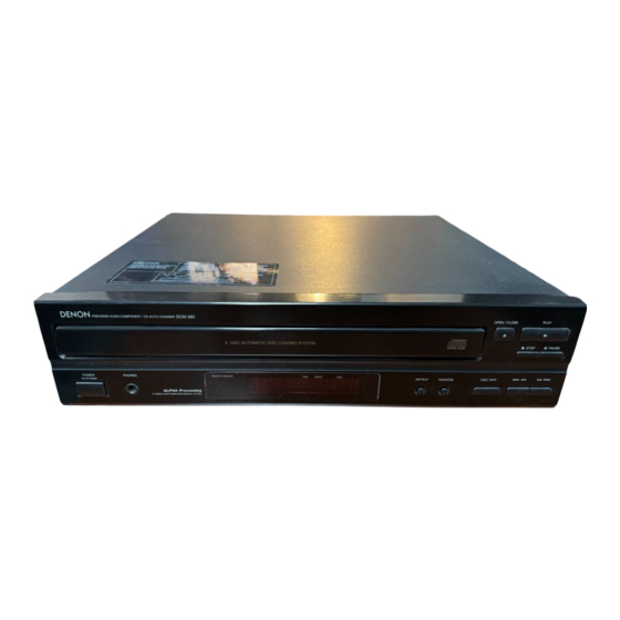 Denon DCM-360 Service Manual