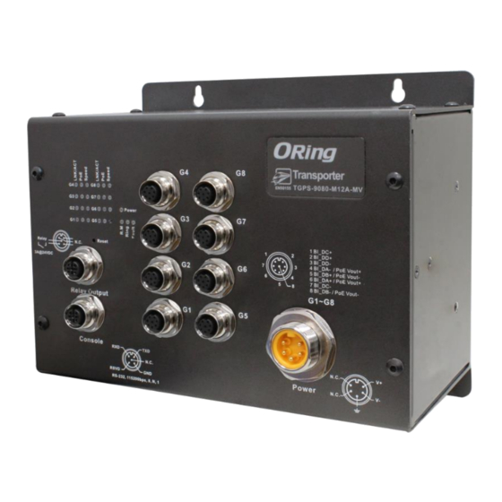ORiNG TGPS-9080-M12A-MV User Manual