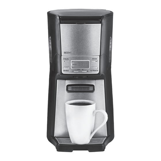Beem Kaffeemaschine Robustica CJ-656B Instruction Manual