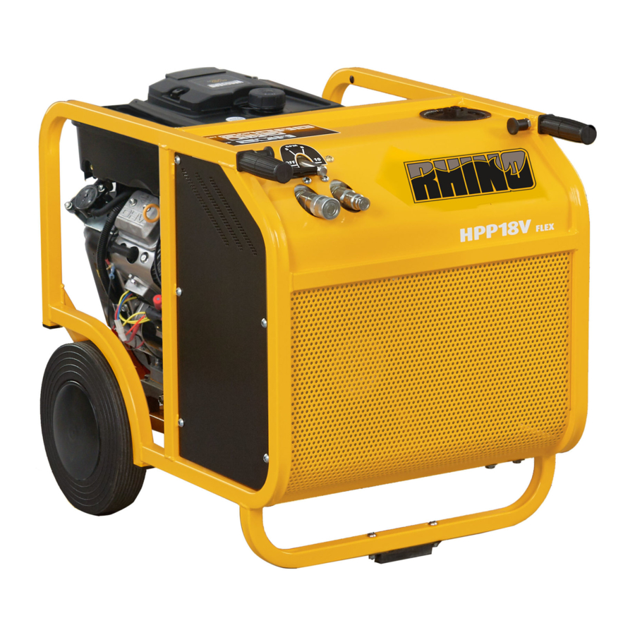 RHINO HPP18V FLEX Operating Manual