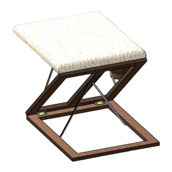 NRS Healthcare FOLDAWAY FOOTREST M99631 User Instructions