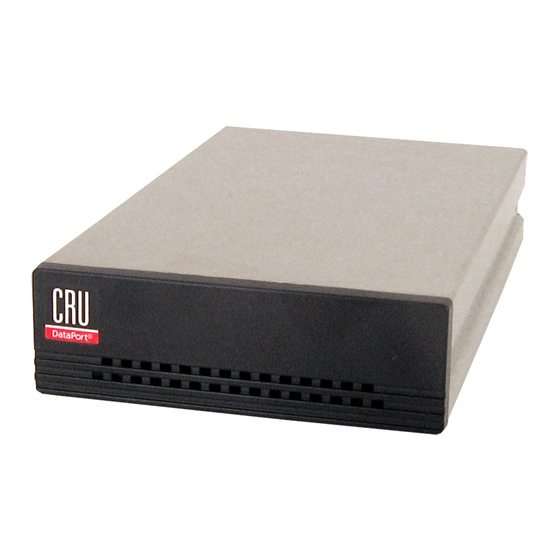 CRU DataPort DP25 RAID Dock 3JR Quick Start Manual