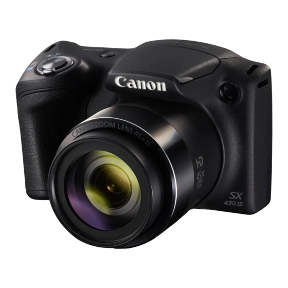 Canon PowerShot SX432 IS Digital Camera Manuals
