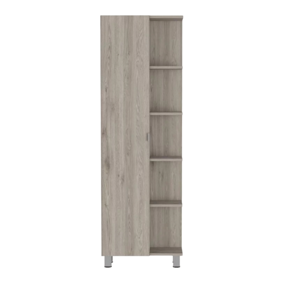 TUHOME Furniture URANO LINEN CABINET Assembly Instructions Manual