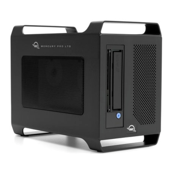 OWC Mercury Pro LTO Thunderbolt 3 Getting Started