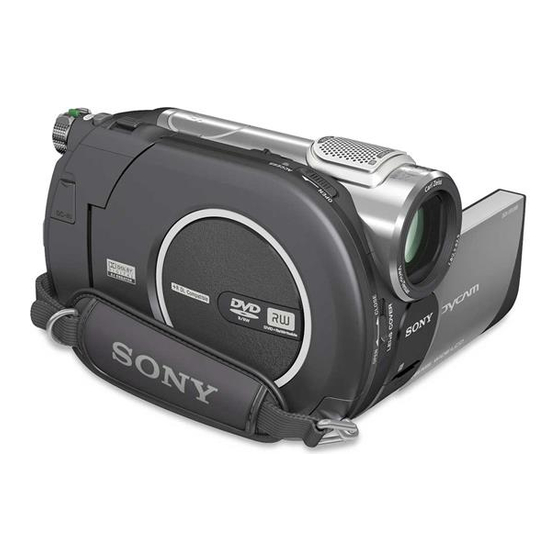 Sony Handycam DCR-DVD108 Manuals