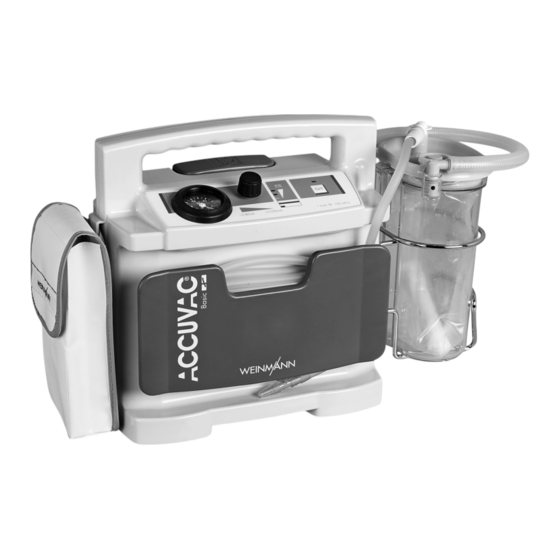 Weinmann ACCUVAC Basic Description And Operating Instructions
