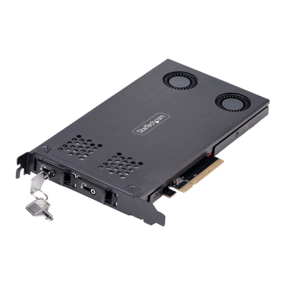 StarTech.com 2M2-REMOVABLE-PCIE Quick Start Manual