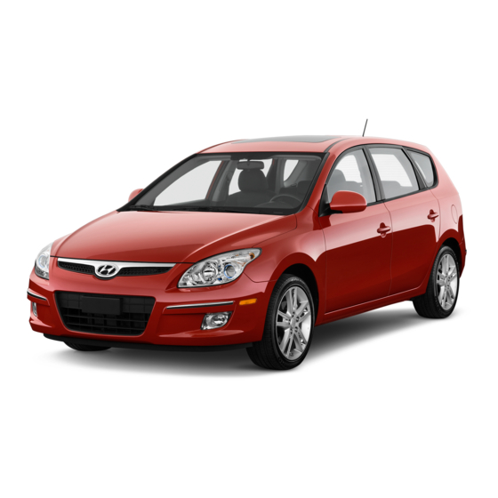 Hyundai 2010 ELANTRA TOURING Owner's Manual