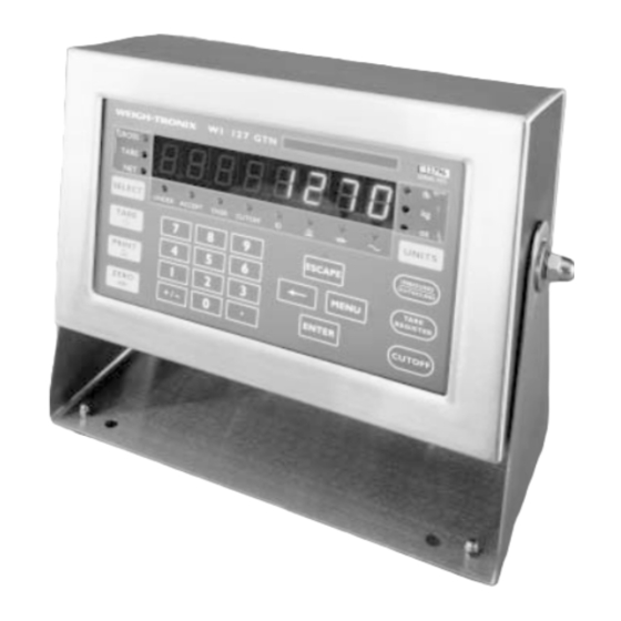 Avery Weigh-Tronix WI-127 User Manual