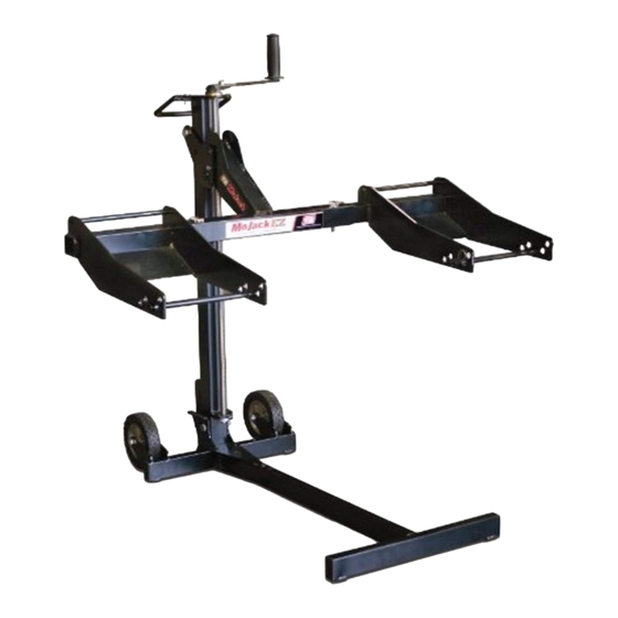 MoJack EZ Instructions For Assembly And Operation Manual