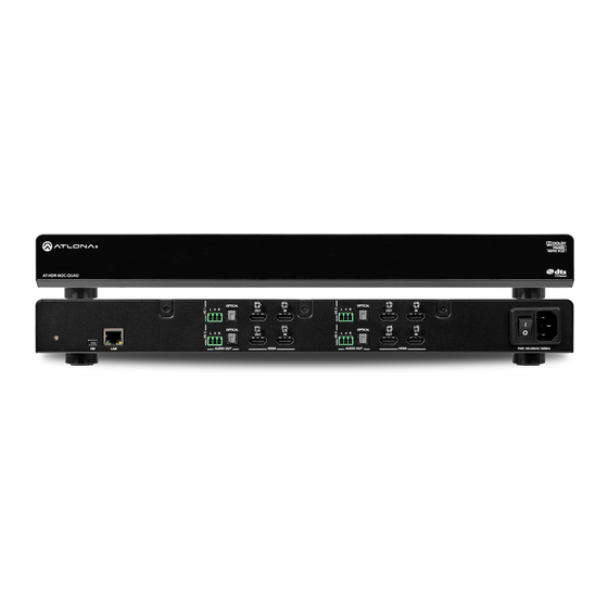 Atlona AT-HDR-M2C-QUAD Installation Manual