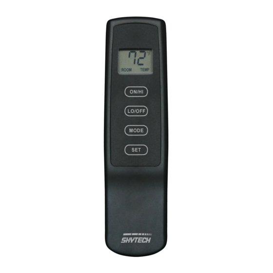 Skytech 1001TH-A Installation And Operating Instructions Manual