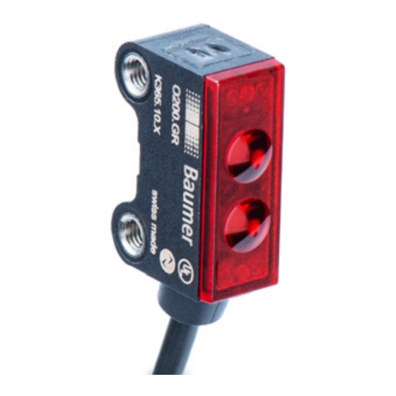 Baumer O200.G Quick Start Manual