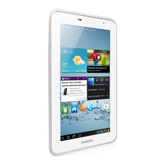 Samsung GT-P3110 Quick Start Manual