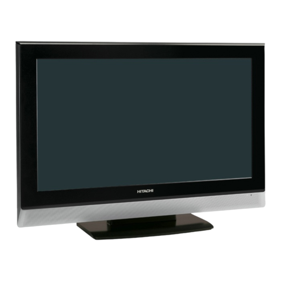 Hitachi L32H01 Instructions For Use Manual