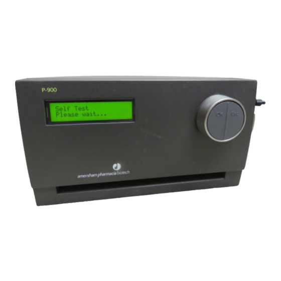 AKTA design P-900 User Manual