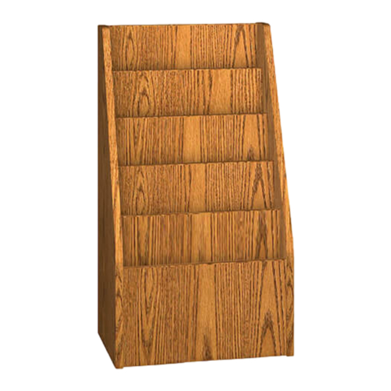 Ironwood Glacier Library Furniture LFMD Assembly Instructions Manual