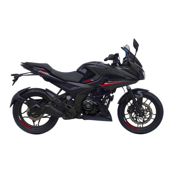 Bajaj pulsar N250 Owner's Manual