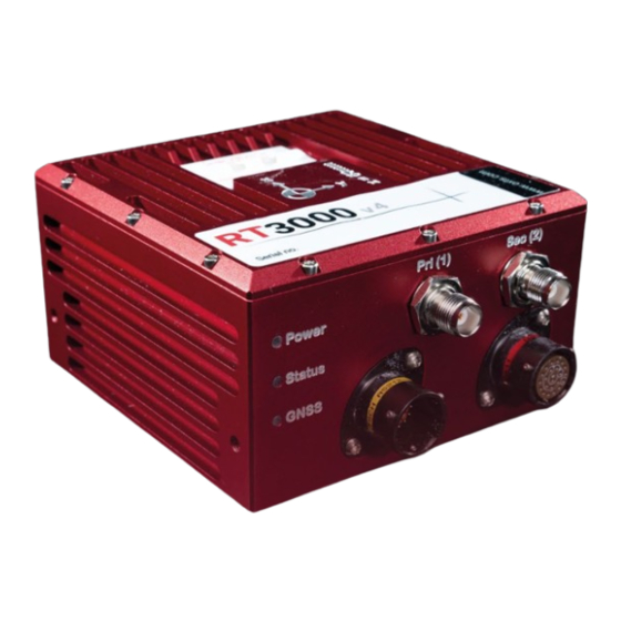 OXTS RT3000 v4 User Manual