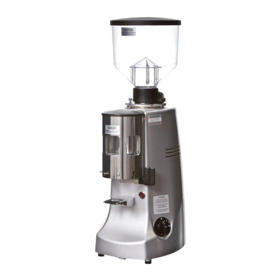 Mazzer  ROBUR Specification