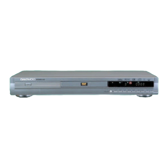 Daewoo DVD-T6300N DVD Player Manuals
