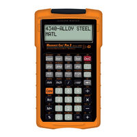 Calculated Industries Machinist Calc Pro 2 User Manual