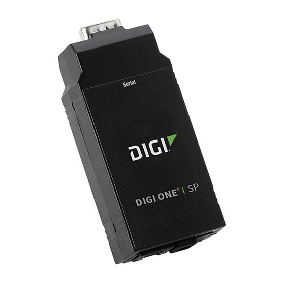 Digi One SP Manual
