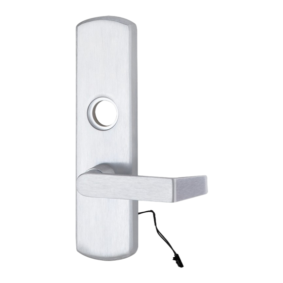 Von Duprin M996L Series Installation Instructions Manual