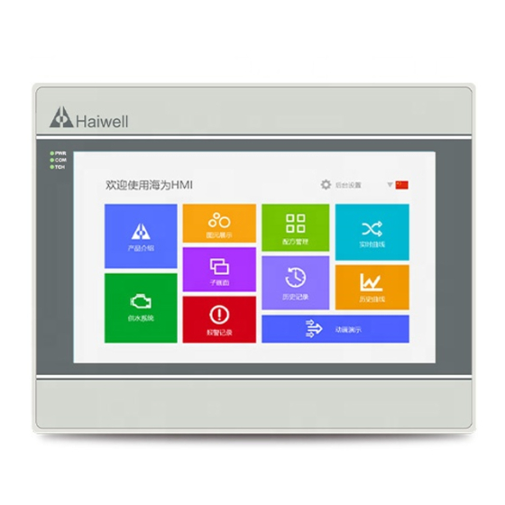 Haiwell HMI Series Manuals