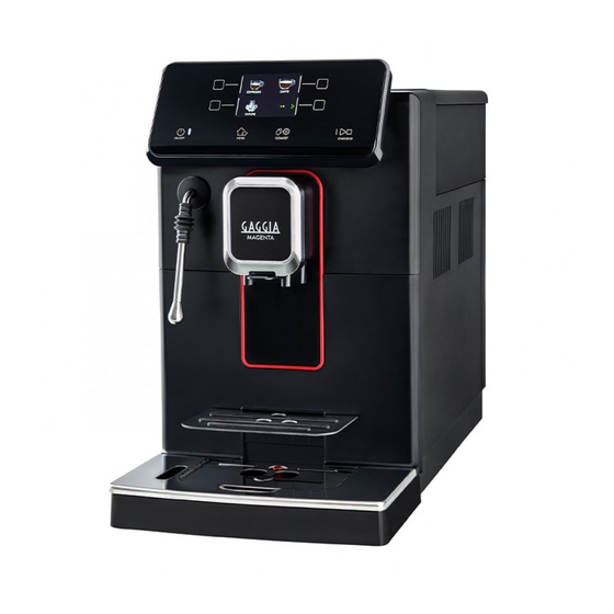 Gaggia Milano MAGENTA PLUS Operating Instructions Manual