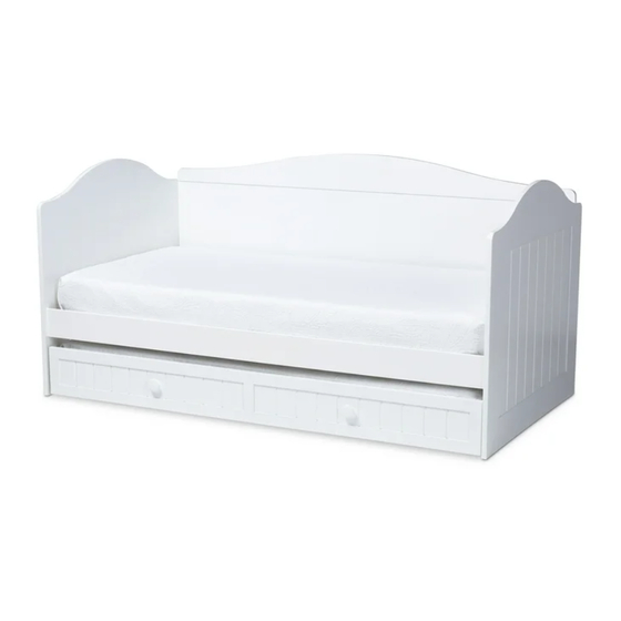 Baxton Studio NEVES DAYBED Assembly Instructions