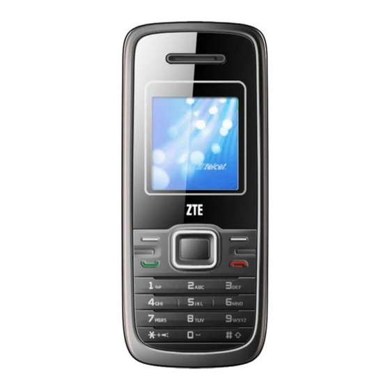 Zte S319 User Manual