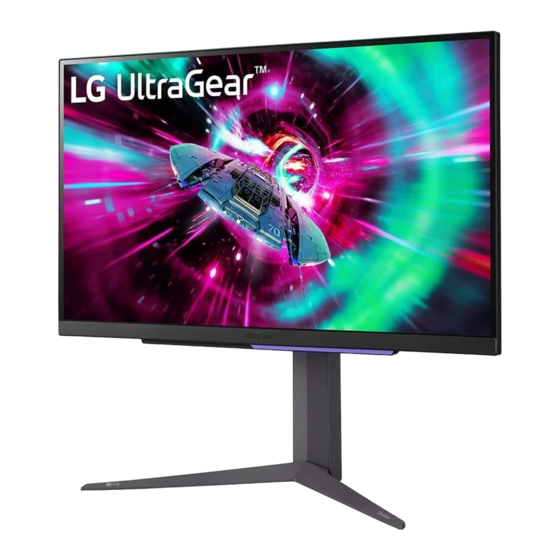 LG UltraGear 27GR93U Owner's Manual